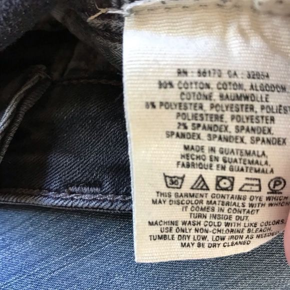 Anthropology Super script high rise skinny jeans - Picture 6 of 8